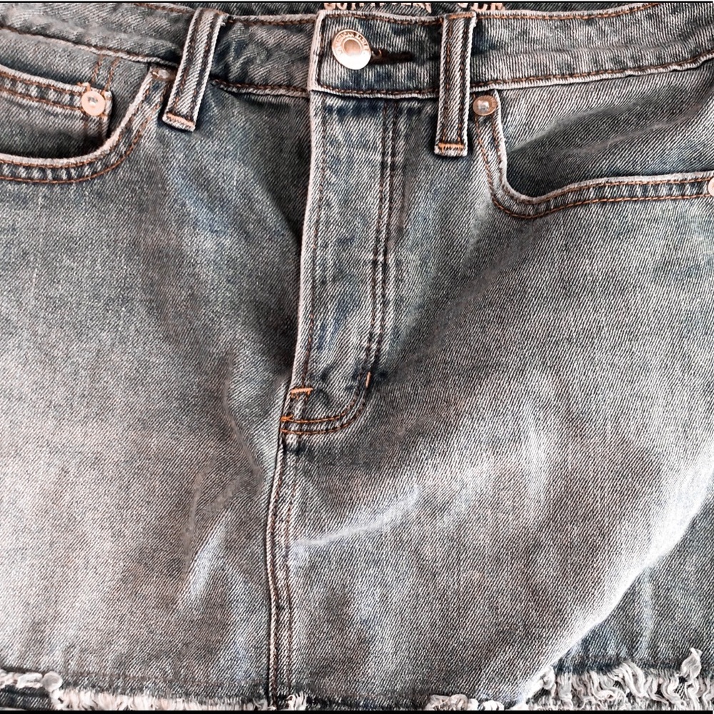 America an eagle Denim skirt